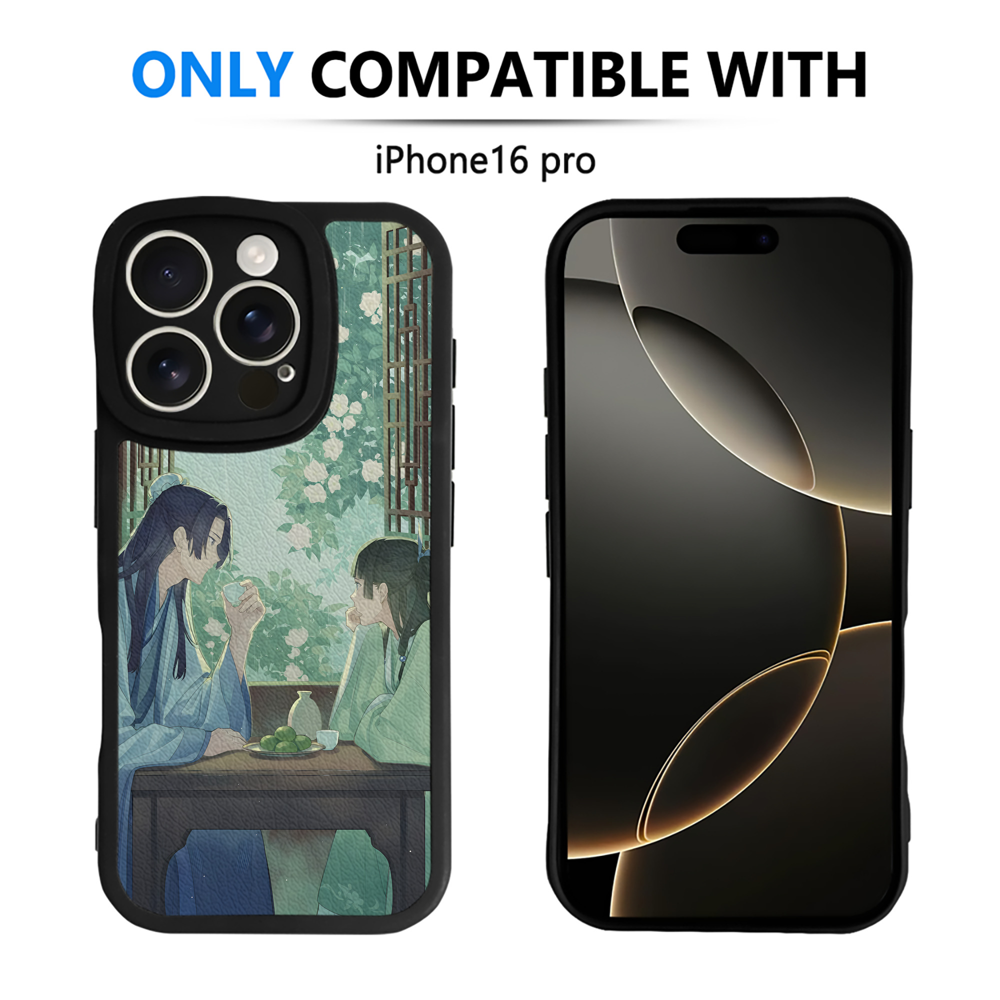 （画像用） 薬屋のひとりごと The Apothecary Diaries 【iPhone 16シリーズ対応】シリコンスマホケース（レザー調） 材質：シリコン